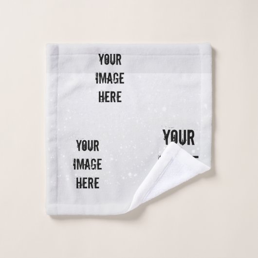 Serviette entièrement personnalisable (Gant de toilette)