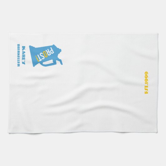 Serviette faite sur commande de Pub pour votre (Horizontal)