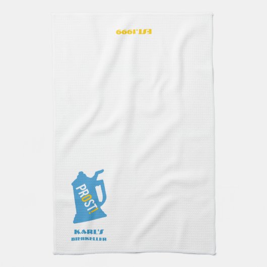 Serviette faite sur commande de Pub pour votre (Vertical)