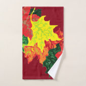 Serviette : Feuilles d'automne (Serviette à main)