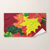 Serviette : Feuilles d'automne (Serviette à main)
