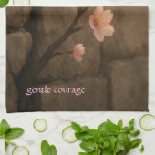 Serviette Fleur de Cerisier Courage Doux (Plié)