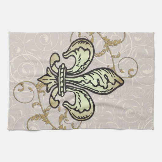 Serviette Fleur De lis (Horizontal)