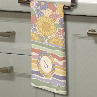 Serviette Fleurie Cottagecore – Personnalisez avec