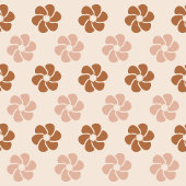 Serviette Fleurie Groovy 70s Sage & Terracotta