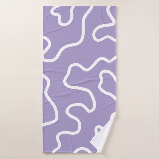 Serviette Flintholm (violet) (Serviette de bain)