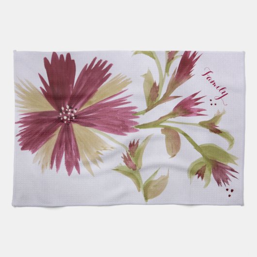Serviette Floral de Bourgogne (Horizontal)