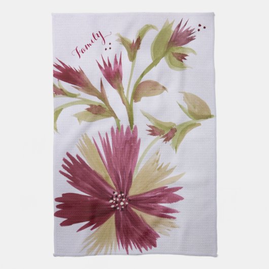 Serviette Floral de Bourgogne (Vertical)