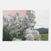 Serviette Florale Blanche (Horizontal)