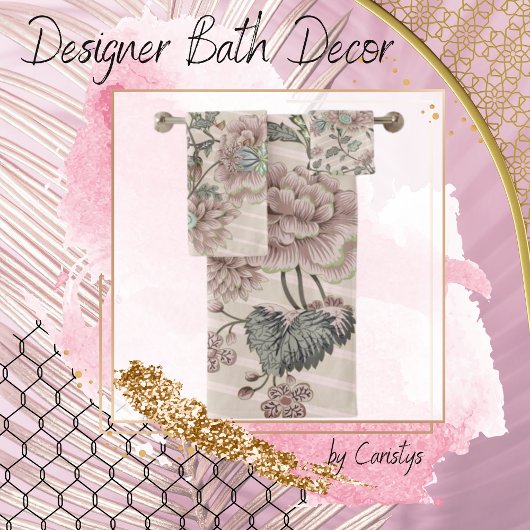 Serviette Florale Classique