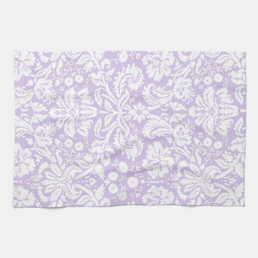 Serviette florale de tissu de cuisine de damassé (Horizontal)
