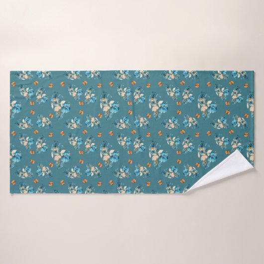Serviette Florale Design (Serviette de bain)