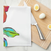 Serviette florale lumineuse (Quart Plié)