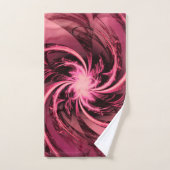 Serviette Fractée violet tordu & prune (Serviette à main)