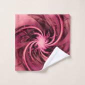 Serviette Fractée violet tordu & prune (Gant de toilette)