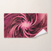 Serviette Fractée violet tordu & prune (Serviette à main)