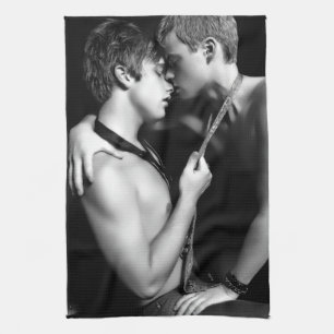 serviette gaie d'amants