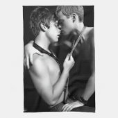 serviette gaie d'amants (Vertical)