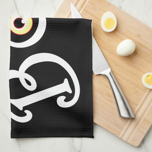 Serviette Halloween Éffrayant BOO Serviettes de th (Quart Plié)