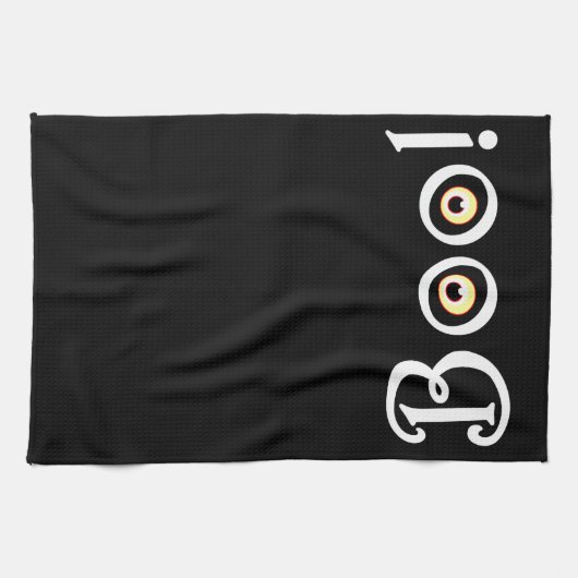 Serviette Halloween Éffrayant BOO Serviettes de th (Horizontal)