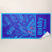 Serviette Hawaiian Beach personnalisée (Devant)