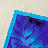 Serviette Hawaiian Beach personnalisée (En situation)