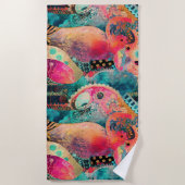 Serviette Hippie Boho Beach (Devant)