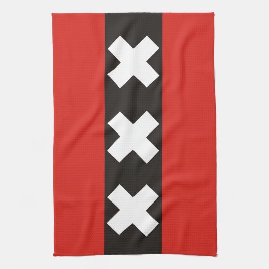 serviette Hollande Pays-Bas de drapeau de ville (Vertical)