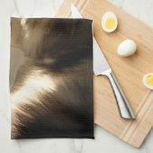 Serviette Husky Chien Husky Malamute Serviette de  (Quart Plié)