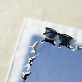 Serviette Husky Chien Serviette Husky Malamute Bea (En situation)