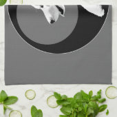 Serviette Husky Pup Husky Malamute Serviette de th (Plié)