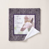 Serviette Iris dans Pastels avec Danmasque (Gant de toilette)