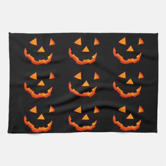 Serviette Jack-o'-Lantern (Horizontal)