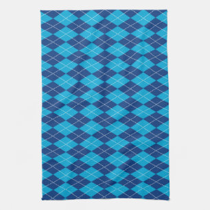 Serviette Jacquard bleu