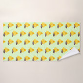 Serviette Jaune Baignoire - Vos Couleurs (Serviette de bain)