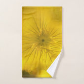 Serviette Jaune Bokeh Fleur (Serviette à main)