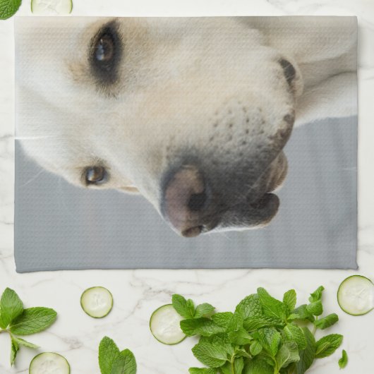 Serviette jaune de laboratoire (Plié)