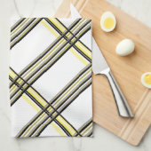 Serviette Jaune moderne (Quart Plié)