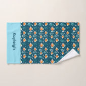 Serviette joli poisson rouge (Serviette à main)