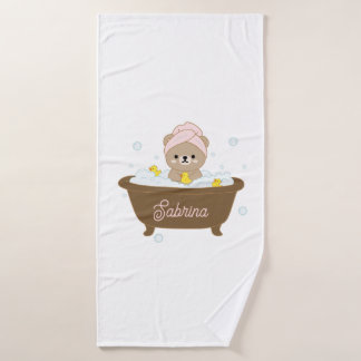 Serviette Kawaii Ours en Peluche
