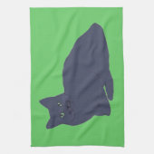 Serviette Kitty grise (Vertical)