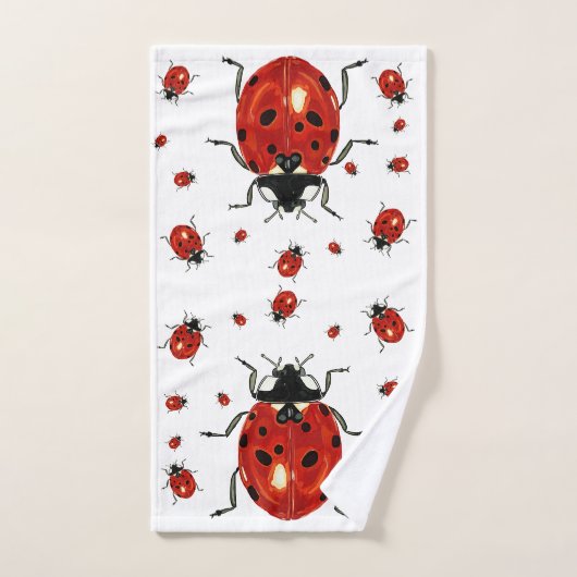 Serviette Lady Bug Main (Serviette à main)