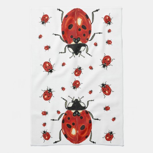 Serviette Lady Bug Microfibre Waffle (Vertical)