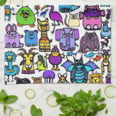 serviette "l'alphabet book" (Plié)