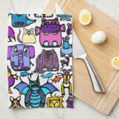 serviette "l'alphabet book" (Quart Plié)