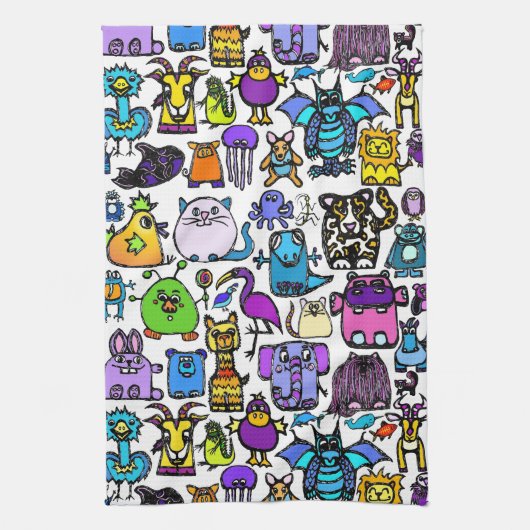 serviette "l'alphabet book" (Vertical)