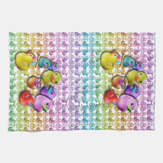 SERVIETTE - LE CAOUTCHOUC DUCKIES (Horizontal)