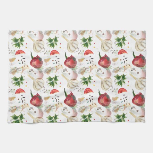 Serviette légume et épices (Horizontal)