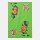 Serviette LEPRECHAUN ET POT D'OR (Vertical)