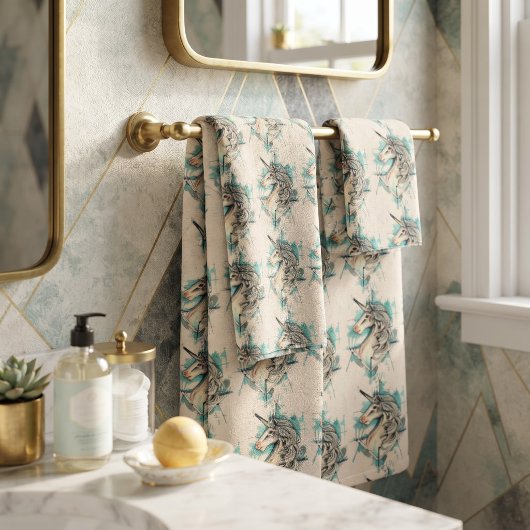 Serviette Licorne